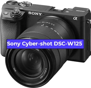 Ремонт фотоаппарата Sony Cyber-shot DSC-W125 в Санкт-Петербурге